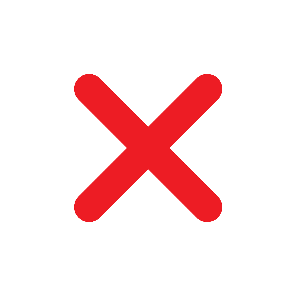 wrong icon